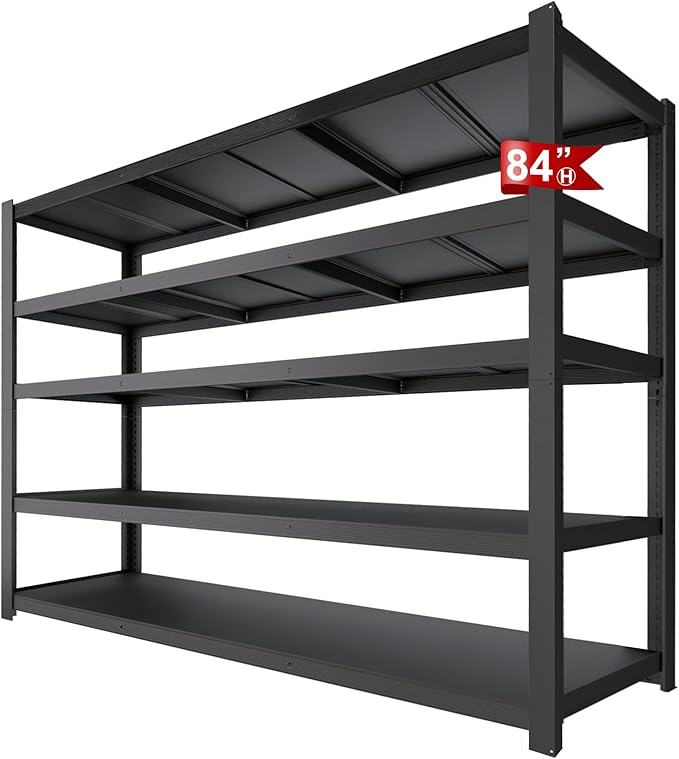 84" H Garage Shelving, Storage Shelves 3050LBS Heavy Duty Storage Shelves - Image 3