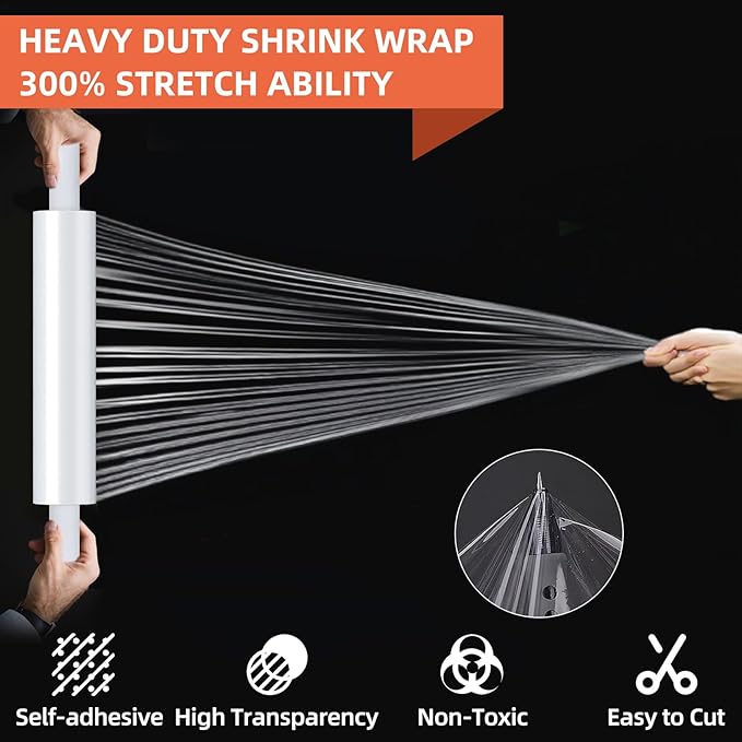 15in Stretch Wrap Roll - Image 5