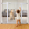 BABELIO 36" Tall Baby Gate, PressGuard P7, 29-48" Auto Close Pressure Mounted by BABELIO