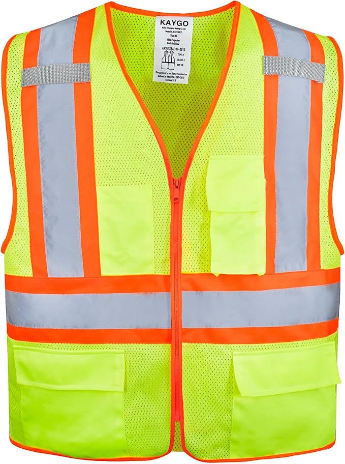 KAYGO Safety Vest with Pockets by KAYGO