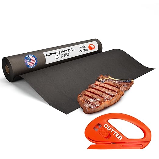 Black Butcher Paper 18" x 2160" by IDLPackaging