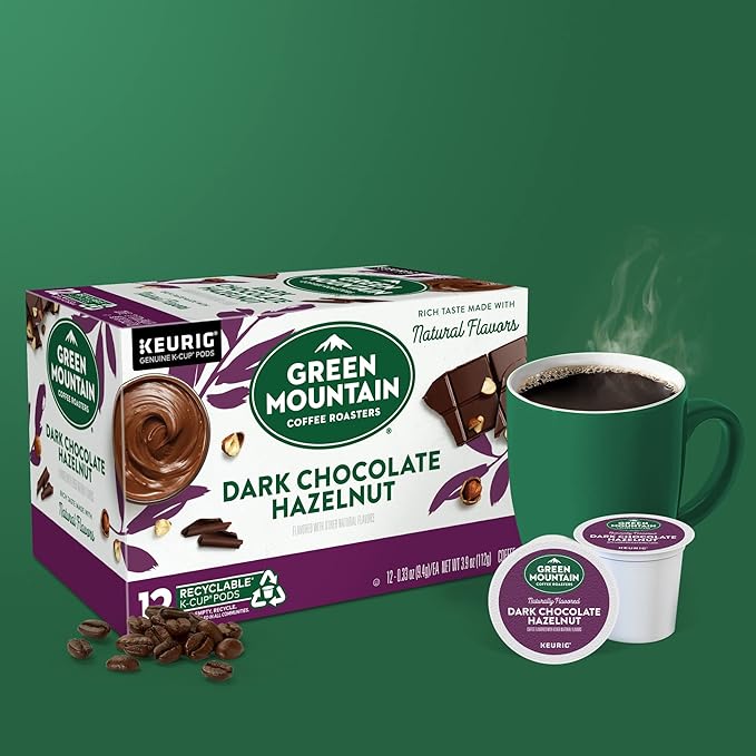 Green Mountain Coffee Roasters Dark Chocolate Hazelnut Coffee, Keurig Single - Image 8