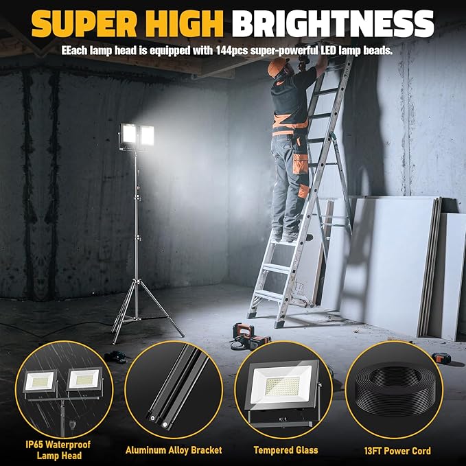 LIVOWALNY 22000 Lumens LED Work Lights - Image 2