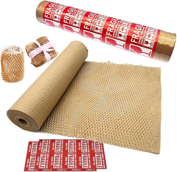 Honeycomb Packing Paper 12" W x 60' L Packing Paper by Unknown