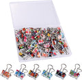 Ufmarine 60 Pcs Small Binder Clips3/4 Inch, Flower Cute Binder Clips by Ufmarine