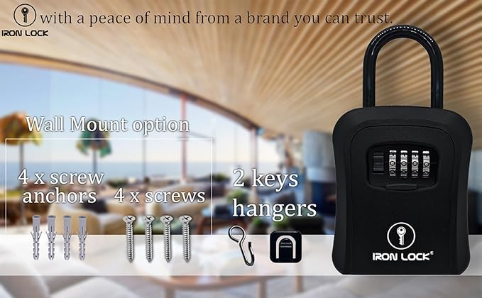 Iron Lock® Key Lock Box Portable - Image 9