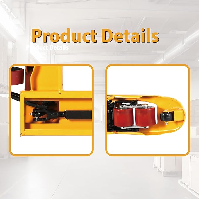 Tory Carrier Heavy Duty Pallet Jack Truck 7700lbs Capacity 48" L×27" W - Image 5