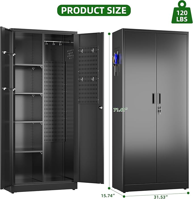 Broom Closet Storage Cabinet - Image 2