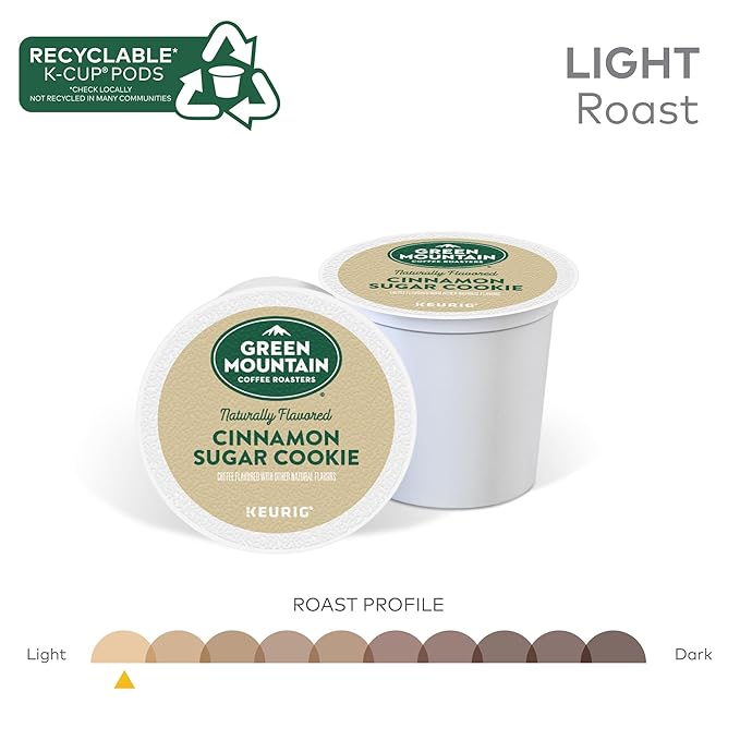 Green Mountain Coffee Roasters Cinnamon Sugar Cookie Coffee - Image 8