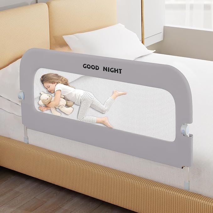 Bed Guard Rail for Toddlers by Deeteck