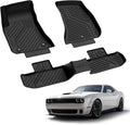 LASFIT Floor Mats 2015-2023 for Dodge Challenger RWD, All Weather TPE Custom by LASFIT