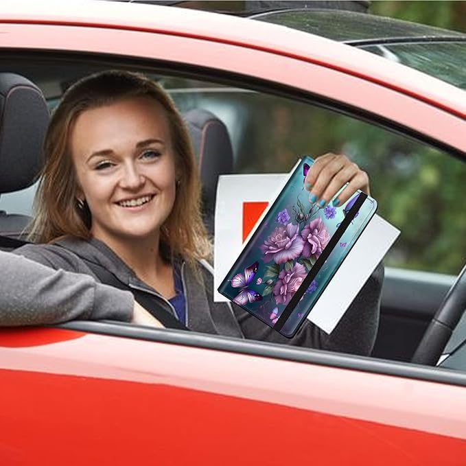 Car Registration and Insurance Holder, Leather Car Glove Box Organizer - Image 7