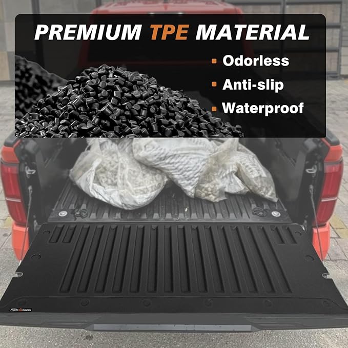 TripleAliners for Tacoma 2024 2025 2026 | Truck Bed Tailgate Mat | Compatible - Image 4
