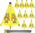 10 Pcs Pop up Wet Floor Sign by Seeshack