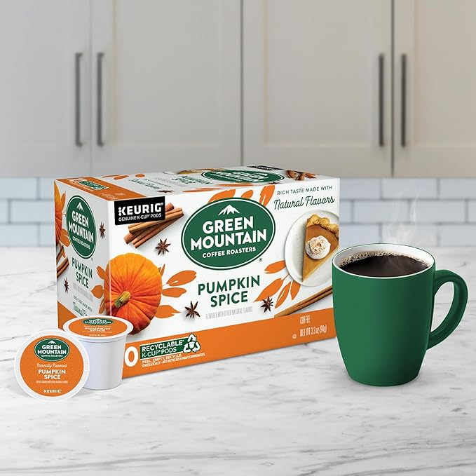 Green Mountain Coffee Roasters Pumpkin Spice, Keurig Single-Serve K-Cup Pods - Image 9