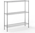 14" Deep x 48" Wide x 54" Height Wire Shelving Kit | 3-Tier | NSF Commercial by Regal+Altair