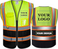 BeautyWill Custom Mesh Safety Vest Customized Logo Class2 High Visibility by BeautyWill