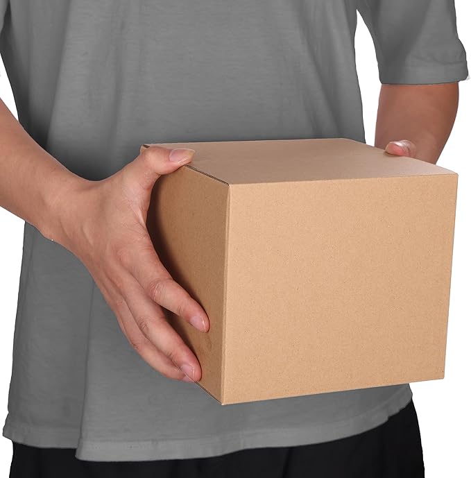 CRUGLA 40 Packs 7x7x6 Shipping Boxes Corrugated Cardboard Boxes Shipping Box - Image 5