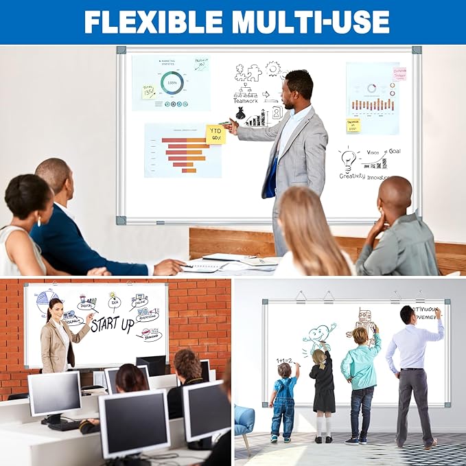 White Board Dry Erase Whiteboard - Image 7
