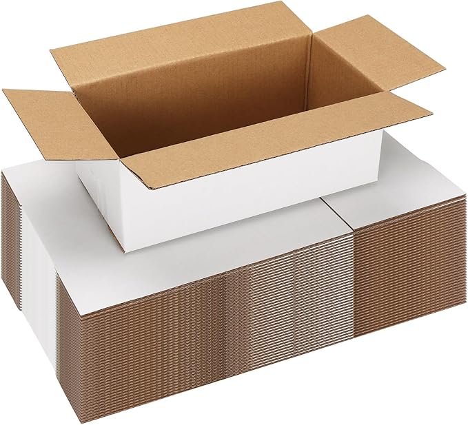 Shipping Boxes 8X4X3 Set of 40 by SPEPLA
