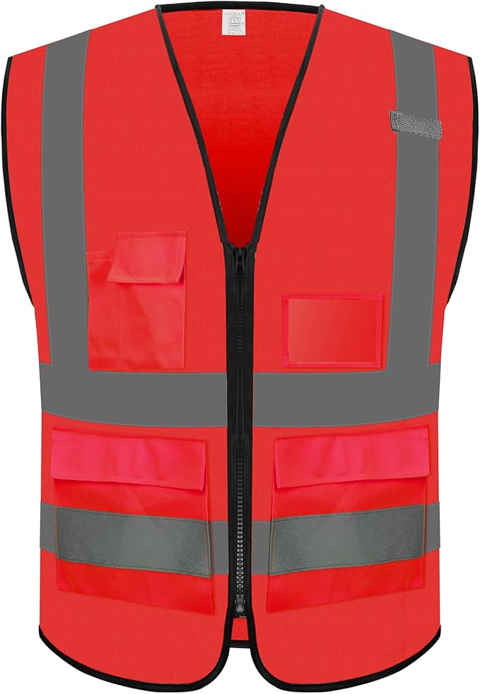 Reflective Safety Vest for Men Women by RhinoHit