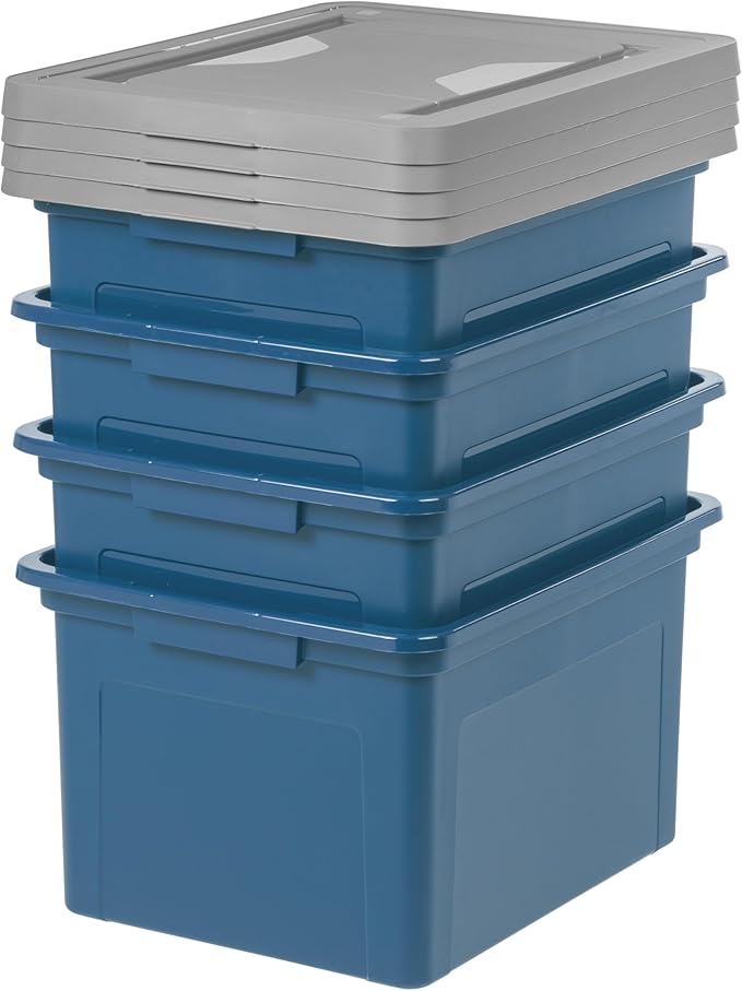 IRIS USA File Box Plastic File Organizer - Image 4