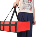 Bodaon Insulated Food Delivery Bag 16" x 16" x 6" – Compact Pizza Bag Holds Up by Bodaon