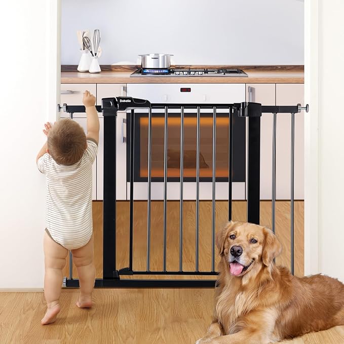 Babelio Baby Gate, 29-43" Auto-Close Easy Install Pet Gate, PressGuard P7 Extra - Image 3