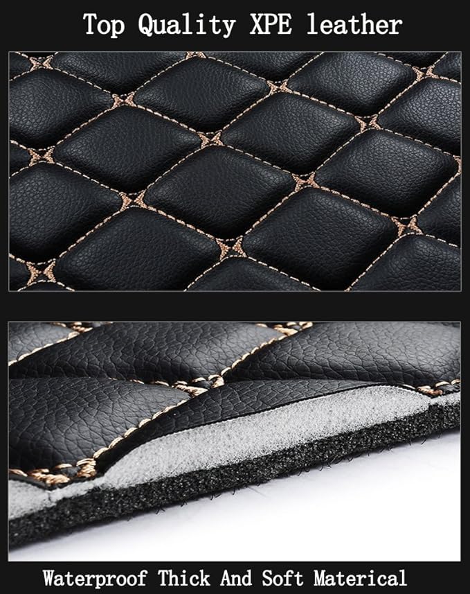 Custom Fit Trunk Cargo Liner for Mercedes GLC Coupe 2016-2022-Black w/Red - Image 4