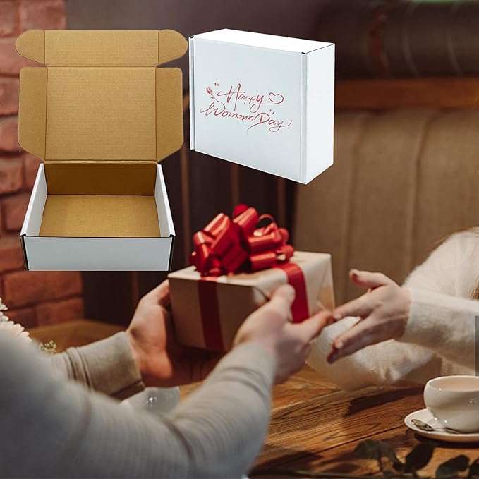 White Shipping Boxes 6x5x2 inch 50 Pack, Corrugated Boxes Mailer Packaging - Image 4