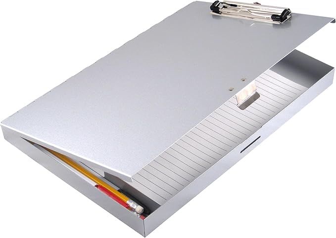 Saunders Tuffwriter Recycled Aluminum Storage Clipboard, 0.5" Clip Capacity - Image 9