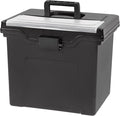 IRIS USA File Box with Lid File Organizer by IRISUSA