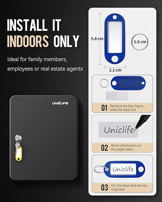 Uniclife 100 Position Key Cabinet - Image 7