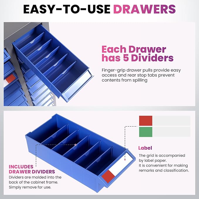 75 Drawers Nut and Bolt Organizer - Image 5