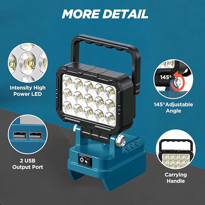 2 Pack LED Work Light Compatible - Image 6