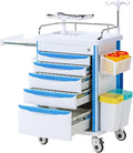 5-Tier Medical Cart, Hospital Emergency Rolling Crash Carts by VEICAR