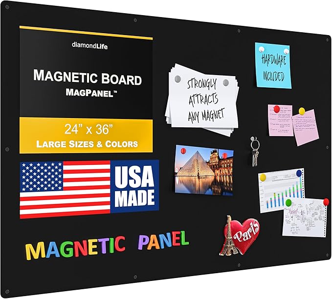 24"x36" - Magnetic Board - Memo & Vision Board by DLDIRECT