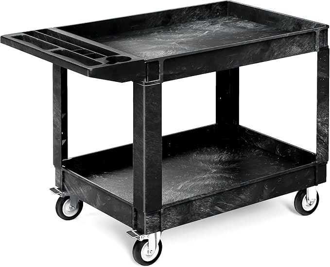 YITAHOME Utility Cart on Wheels, 550 lbs Capacity, 45 x 25 Inch Rolling Work by YITAHOME