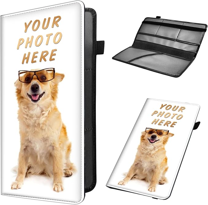 Customized Registration & Insurance Holder, Leather Car Glove Box Organizer by Unknown