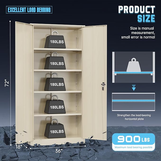 Superday Metal Storage Cabinet - Image 3