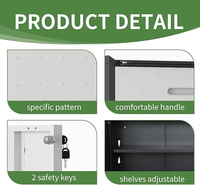Metal Mobile Tool Storage Cabinet - Image 4