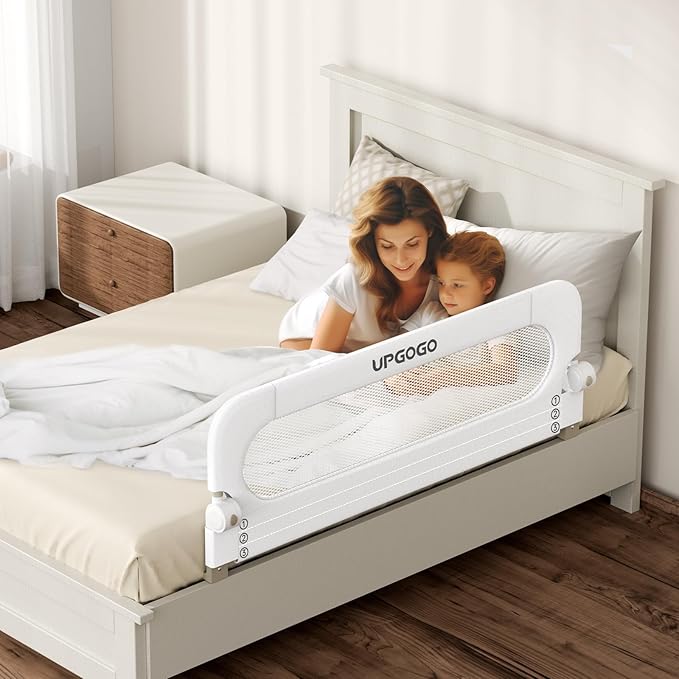 Folding Toddler Bed Rails for Crib, Toddler Bed Guard Rail - Image 7