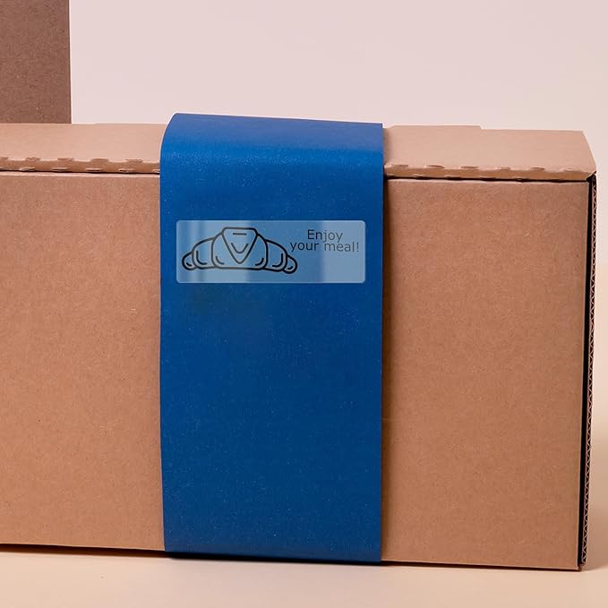 Clear Thermal Labels Vinyl 1 × 3 Inch Self-Adhesive Square Stickers Roll - Image 6