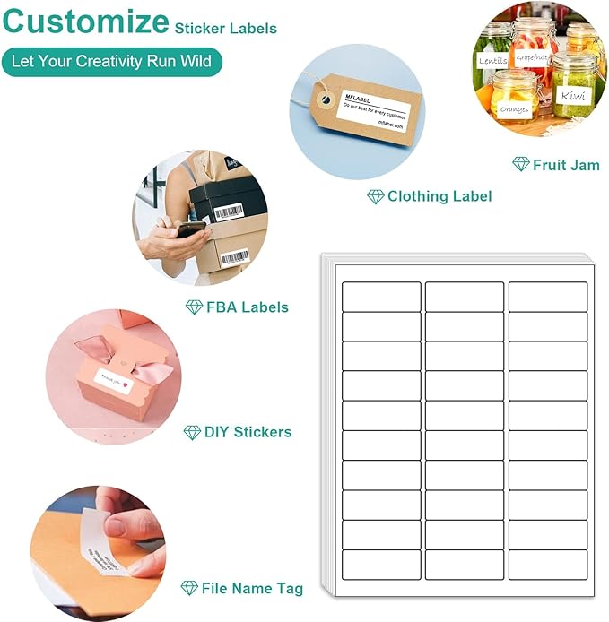 Address Labels 750 Sticker Paper - Image 6