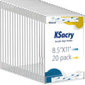 KSacry 20 Pcs Acrylic Sign Holder 8.5 x 11, Vertical Wall Mount Sign Holders by KSacry