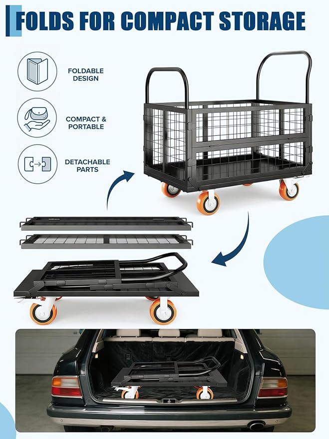 6-in-1 Platform Truck Cart - Image 6