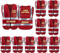 BeautyWill Custom Safety Vest Logo Class 2 High Visibility Reflevtive Vest by BeautyWill