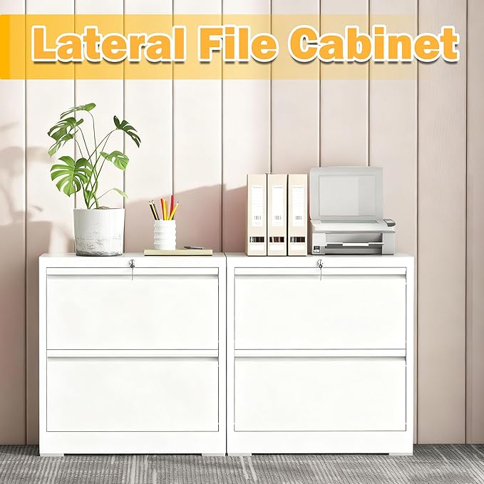 2 Drawer Lateral File Cabinet - Image 3
