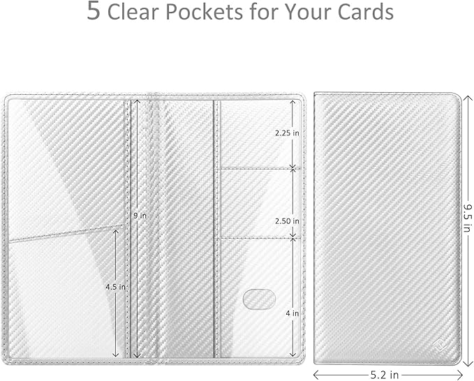 FINPAC Car Registration and Insurance Card Holder, Vehicle Glove Box Card - Image 2