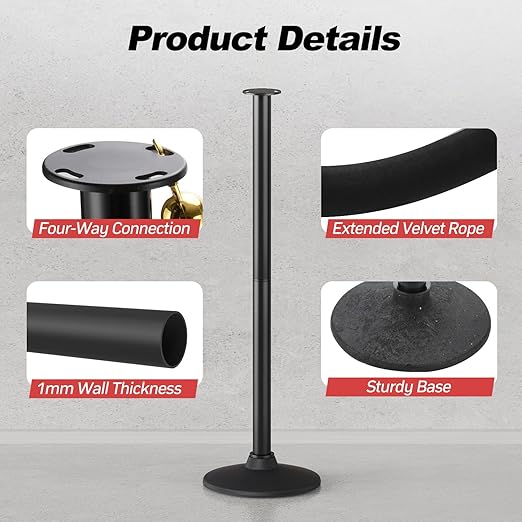 BATTIFE Plastic Stanchion Posts - Image 5